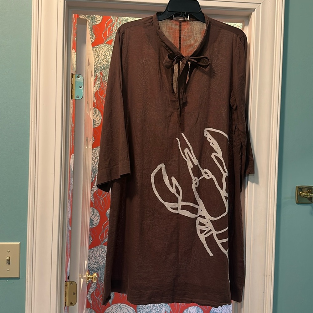 Tuckernuck - Cocoa Bean Beach Tunic, size L